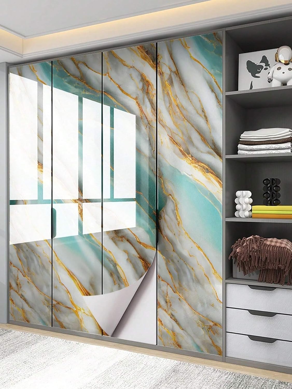 🏠 NAREVAL Self-Adhesive 3D Kitchen Wallpaper | Oil-Proof & Waterproof PVC Wall Sticker (White, 60×200 cm) ✨