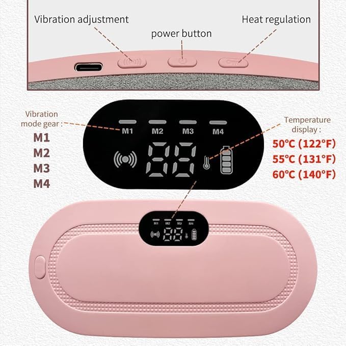 ๐ธ Period Cramp Relief Massager & Heating Pad โ Say Goodbye to Pain, Hello to Comfort! ๐โโ๏ธ