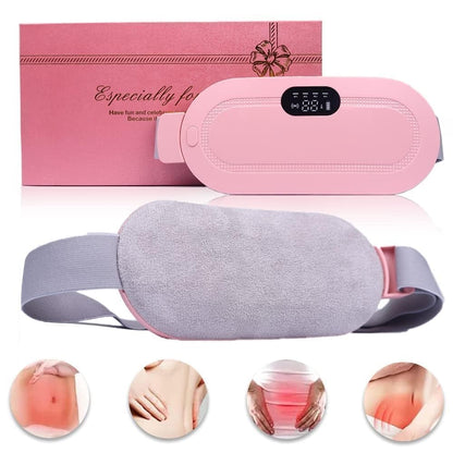 🌸 Period Cramp Relief Massager & Heating Pad – Say Goodbye to Pain, Hello to Comfort! 💆‍♀️
