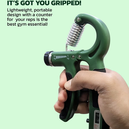 💪 Hand Grip Strengthener | Adjustable 5 kg – 60 kg | Digital Hand Gripper for Men & Women 🖐️
