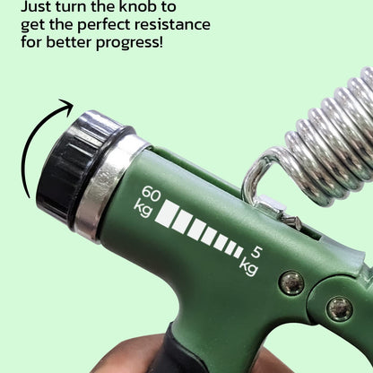 💪 Hand Grip Strengthener | Adjustable 5 kg – 60 kg | Digital Hand Gripper for Men & Women 🖐️