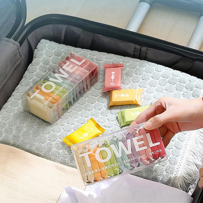 🧻 ZOLTIVASTORE Compressed Towels – Magic Portable Coin Tissues for Travel & Home (Pack of 14)