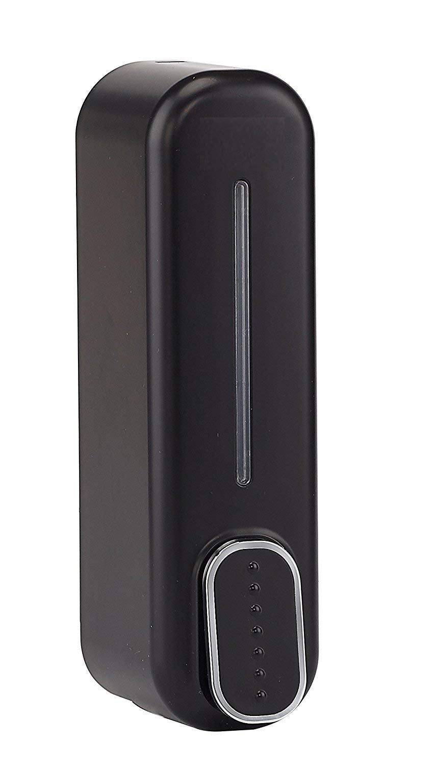 🧴 ABS 350ml Wall Mount Transparent Liquid Soap Dispenser (Black) 🖤 -  Elegant | Functional | Hygienic | Space-Saving