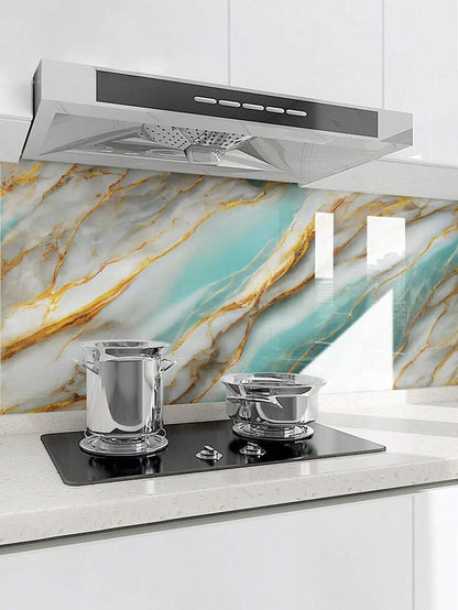 🏠 NAREVAL Self-Adhesive 3D Kitchen Wallpaper | Oil-Proof & Waterproof PVC Wall Sticker (White, 60×200 cm) ✨