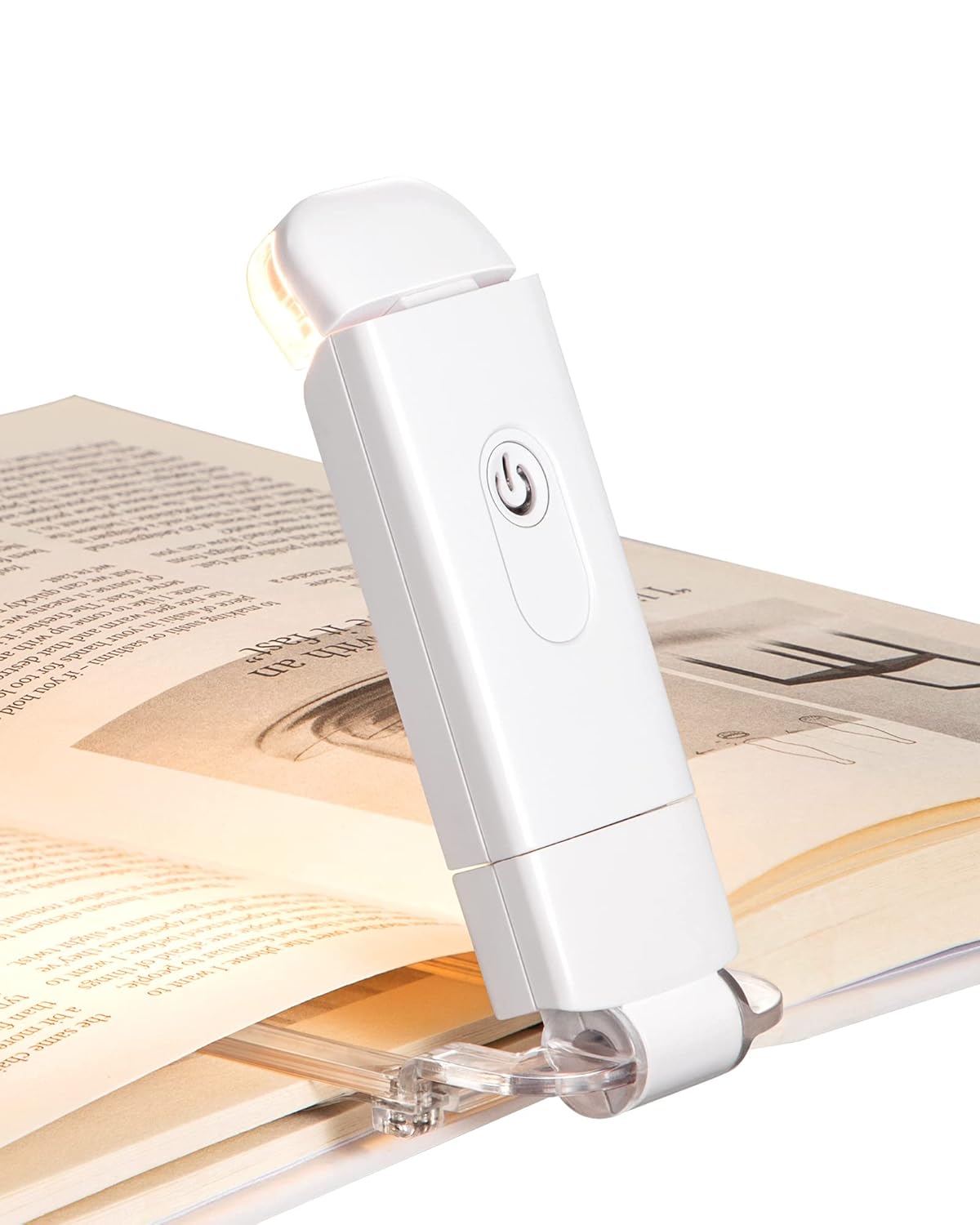 📖 Rechargeable Book Reading Light – Eye Protection LED Clip Light