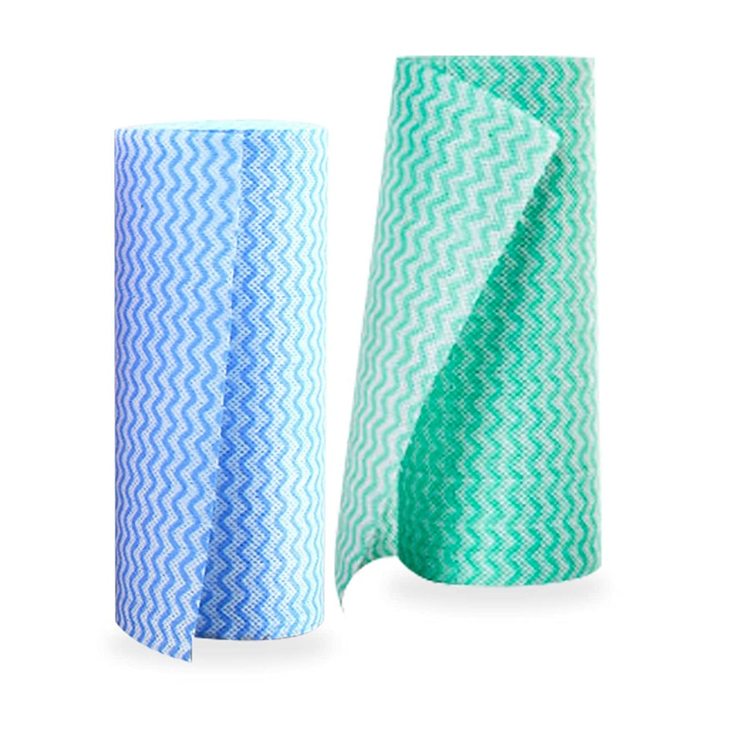 🧻✨ LIFTOFF® Reusable & Washable Kitchen Printed Tissue Roll – 2 Rolls (240 Wipes) 🌿