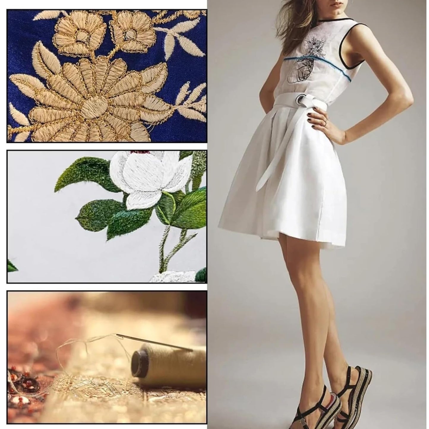 🪡 Lecraft Punch Needle Set – 3 Sizes Embroidery Pen with Threader (Purple, 1 Pc Set)