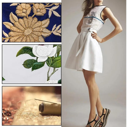 🪡 Lecraft Punch Needle Set – 3 Sizes Embroidery Pen with Threader (Purple, 1 Pc Set)