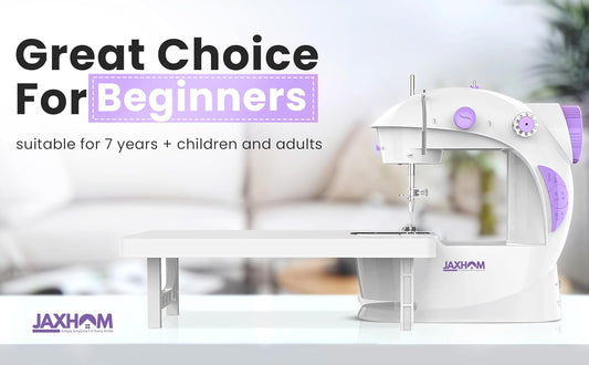 🧵 Mini Electric Sewing Machine (SM-1) | Portable Stitching Machine with Extension Table, Foot Pedal, Adapter & Built-In Focus Light – Home Tailoring Kit