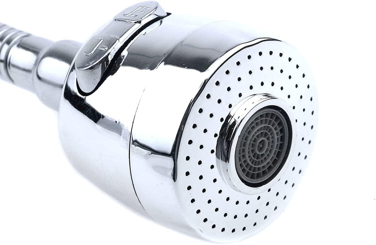 🚿 CLIXERA 360° Rotatable Sink Faucet Sprayer | Anti-Splash Tap Nozzle with Hose & Universal Connector – Stainless Steel (Silver)