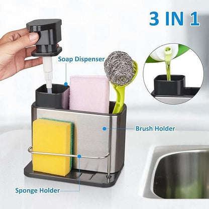 3 in 1 Kitchen Sink Caddy Stand