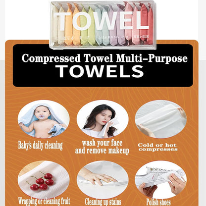 🧻 ZOLTIVASTORE Compressed Towels – Magic Portable Coin Tissues for Travel & Home (Pack of 14)